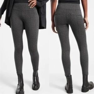 Athleta Delancey‎ Herringbone Tight Grey City Pants